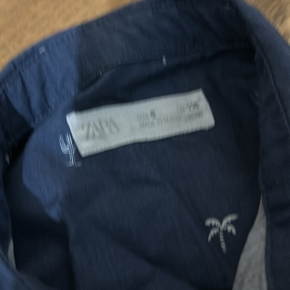 Zara blue button down - Picture 3 of 3